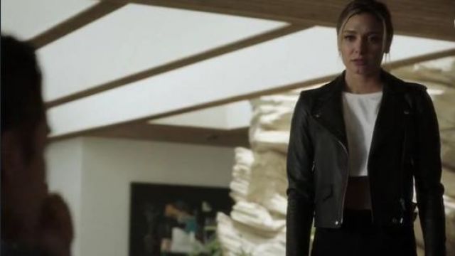 Iro  Ashville Jacket worn by Megan Morrison (Christine Evangelista) in The Arrangement (S02E10)