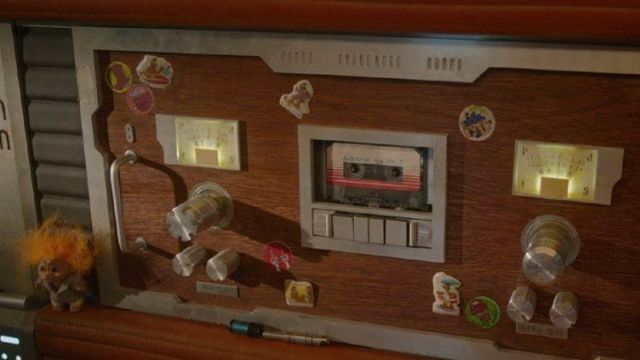 La cassette audio Awesome Mix vol. 1 de Peter Quill (Chris Pratt) dans Les Gardiens de la galaxie