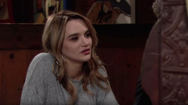 Kendra Scott Sophee Textured Drop Earrings worn by Hunter King as seen in The Young and the Restless April 2019