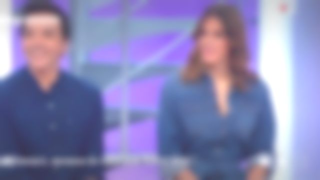 El peinado de manga larga vaquero de Iris Mittenaere en Está en el programa el 07.05.2019