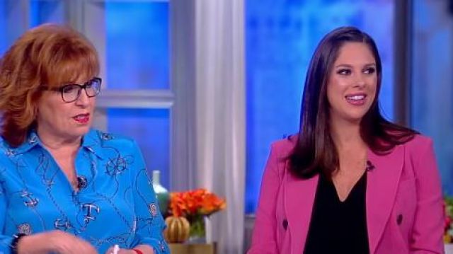 Derek Lam Oversized double-breasted blazer worn by Abby Huntsman on The View May 03, 2019