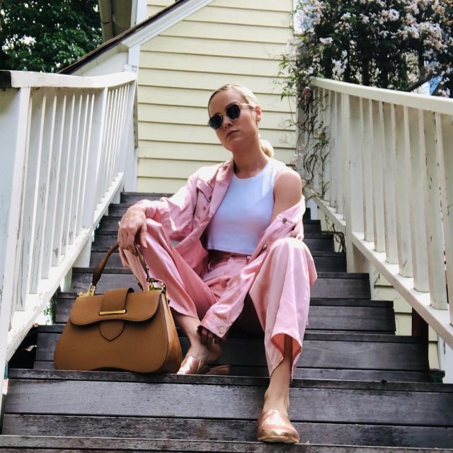 Prada Sidonie Bag worn by Brie Larson on her Instagram account @brielarson