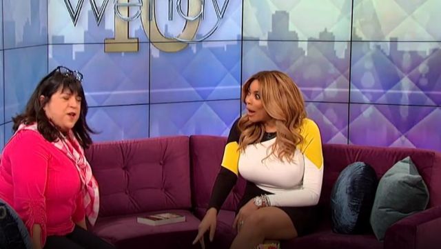 Nude Barre Caramel Fishnets worn by Wendy Williams on The Wendy Williams Show May 8, 2019