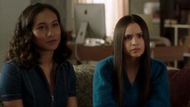 Rebecca Taylor Lofty Sweater worn by Ava Jalali (Sofia Carson) in Pretty Little Liars: The Perfectionists (S01E08)