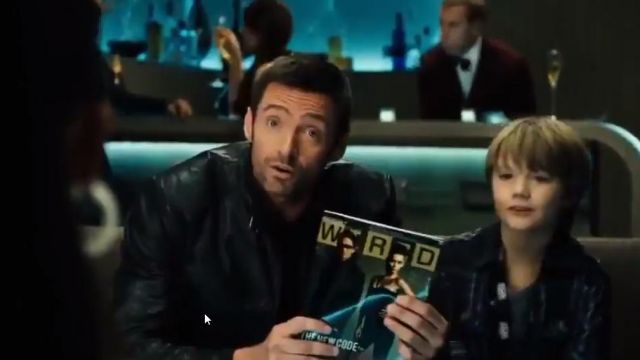 Wired Magazine used by Charlie Kenton (Hugh Jackman) in Real Steel