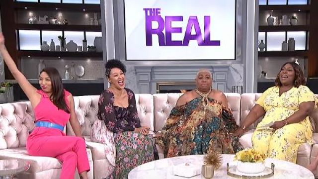 Amur  Beverly Top worn by Tamera Mowry on The Real Talk Show May 04,2019