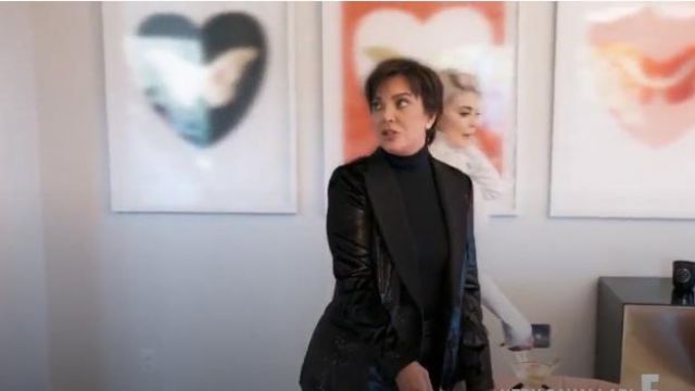 Dsquared2 Sequined Blazer worn by Herself (Kris Jenner) in Keeping Up with the Kardashians (S16E06)
