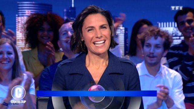 El vestido de algodón en relieve elástico de Alessandra Sublet en C'est Canteloup