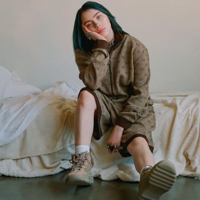 Rat du désert, bottes portées par Billie Eilish sur l'Instagram account @panneau d'affichage