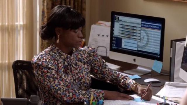 Veronica Beard Mena Top worn by Sue Wilson (Sufe Bradshaw) in Veep (S07E07)