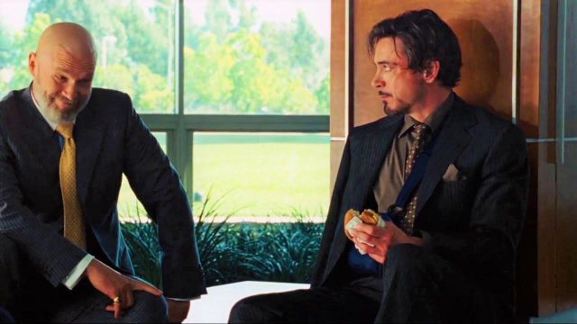Burger King eaten by Tony Stark / Iron Man (Robert Downey Jr.) in Iron Man