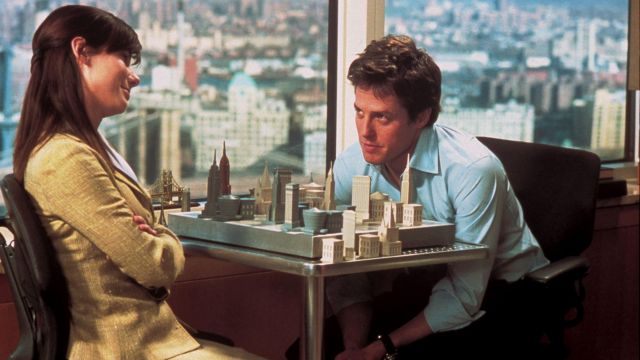 New York Skyline Jeu d'Échecs par George Wade (Hugh Grant) dans les Deux Semaines de Préavis