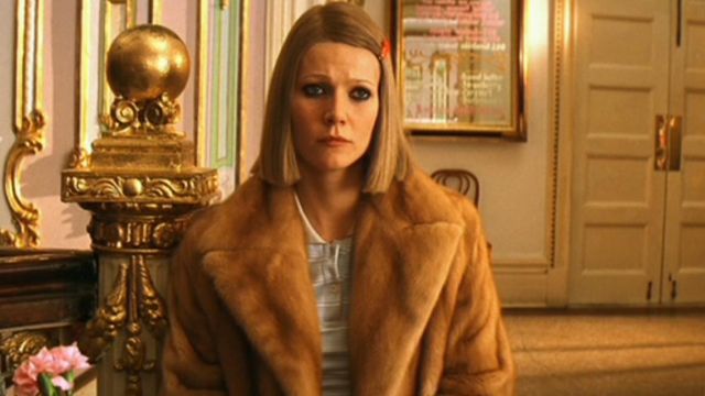 The bars red to Gwyneth Paltrow in the Family Tenenbaum