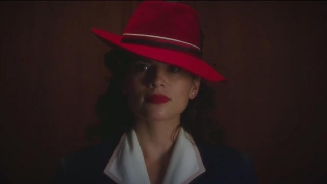 The Stetson red of Hayley Atwell in Agent Carter