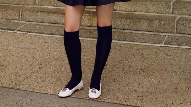 Los calcetines altos de Blair Waldorf (Leighton Meester) en Gossip girl