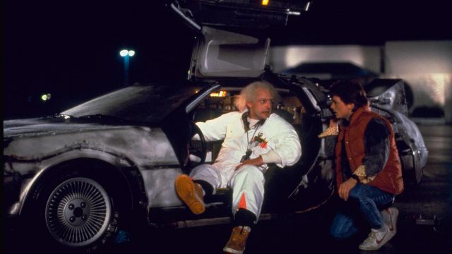 La DeLorean de Doc Brown dans Retour vers le futur