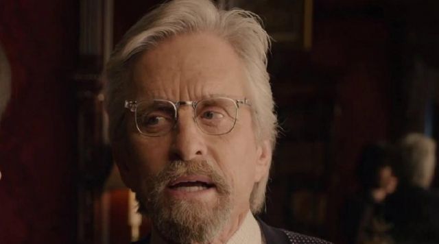 The spectacles of Michael Douglas in Ant-Man