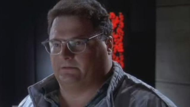 The eye glasses, Old Focals Dennis Nedry (Wayne Knight) in Jurassic Park