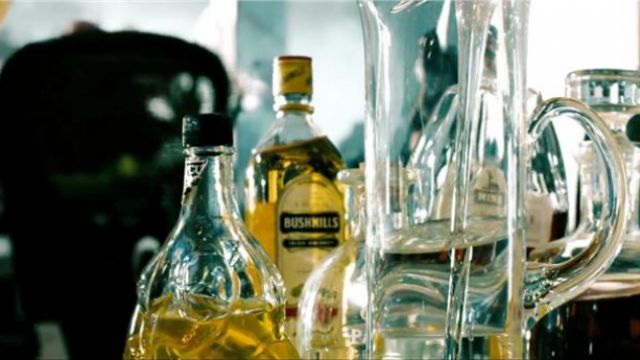 The bottle of irish whiskey Bushmills in Transformers 3