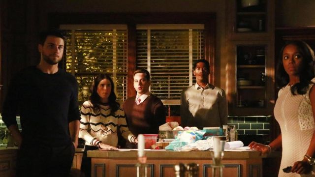 Sweater-chevron Laurel Castillo in How to get with murder