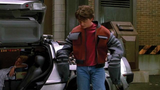 The jacket of the future of Marty McFly in Back to the future 2