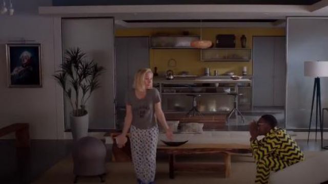 PJ Salvage Coastal Border Pant worn by Eleanor Shellstrop (Kristen Bell) in The Good Place (S01E01)