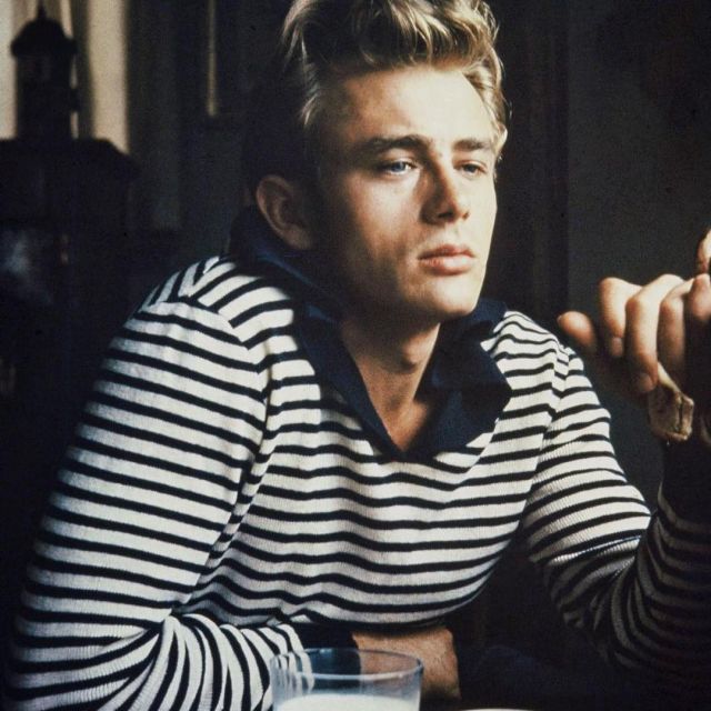 the marine Sweater worn by James Dean on the account instagram ...