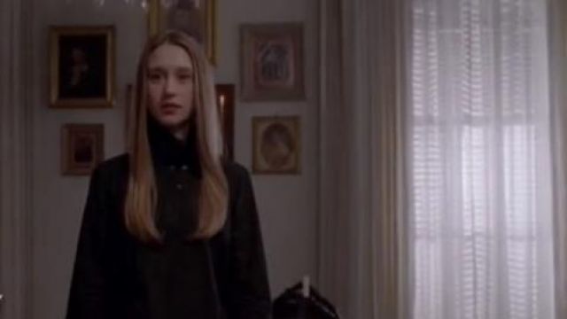 Alexander McQueen  Asymmetrical Button Down Shirt worn by Zoe Benson (Taissa Farmiga) in American Horror Story (S03E13)