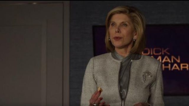 Lafayette 148 Kerrington Jacket worn by Diane Lockhart (Christine Baranski) in The Good Fight (S03E10)