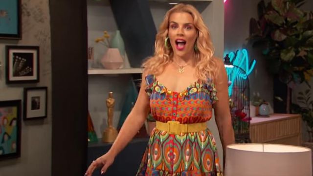 Alexis  Sirscha Dress worn by Busy Philipps on Busy Tonight May 15,2019