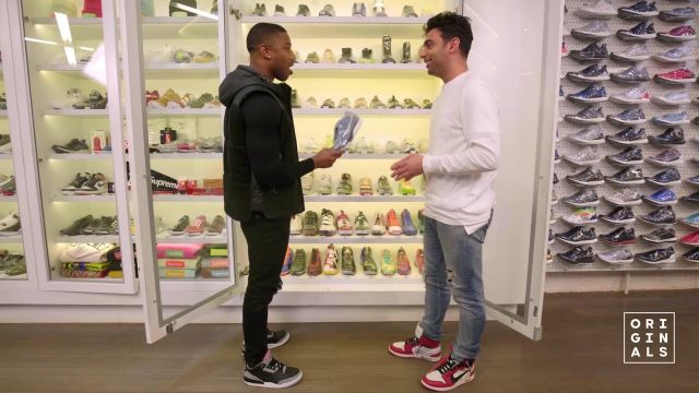 Nike Sneakers chosen by Michael B. Jordan in Michael B. Jordan Goes Sneaker Shopping With Complex YouTube Video