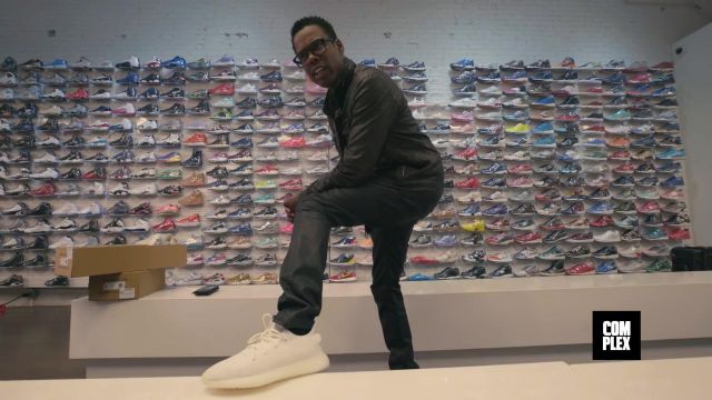 Adidas Yeezy Boost 350 V2 les Sneakers porté par Chris Rock Chris Rock Va Sneaker Achats Avec le Complexe de la Vidéo de YouTube