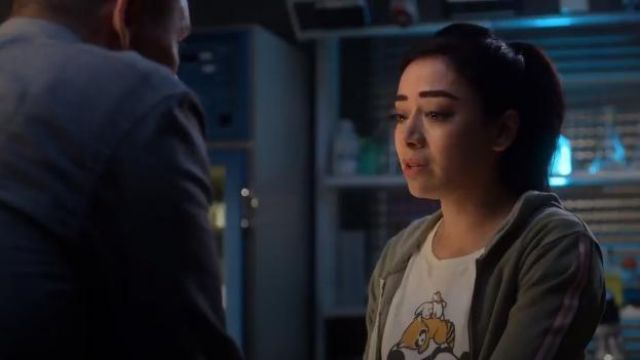 Chow Hon Lam at Threadless Comfy Bed Tee worn by Ella Lopez (Aimee Garcia) in Lucifer (S04E10)