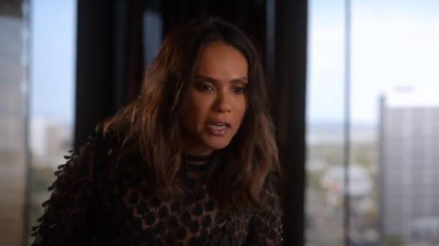 Manning Cartell Supreme Extreme Appliquéd Top worn by Mazikeen (Lesley-Ann Brandt) in Lucifer (S04E06)