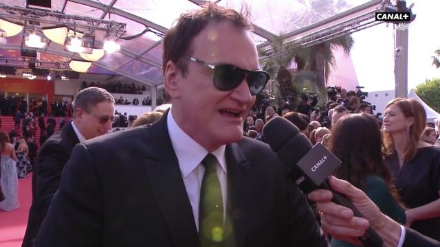 The sunglasses worn by Quentin Tarantino during the red carpet of the Cannes film Festival on may 21, 2019