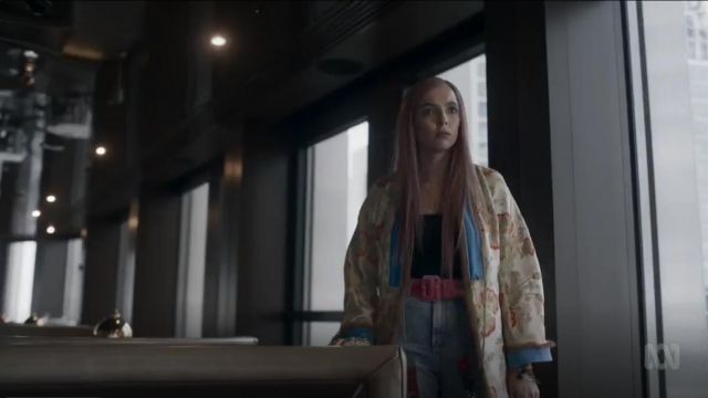 Etro Jacquard Kimono Coat worn by Villanelle (Jodie Comer) in Killing Eve (S02E07)
