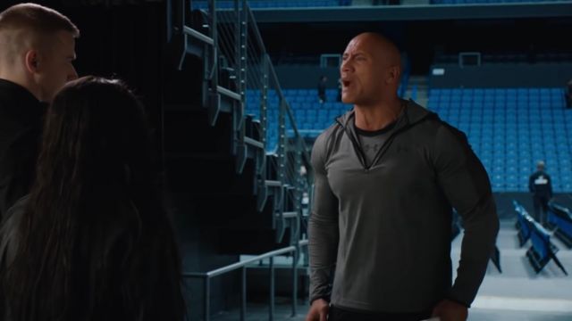Sweatshirt grey Under Armour Dwayne 'The Rock' Johnson (Dwayne Johnson) in A family on the ring