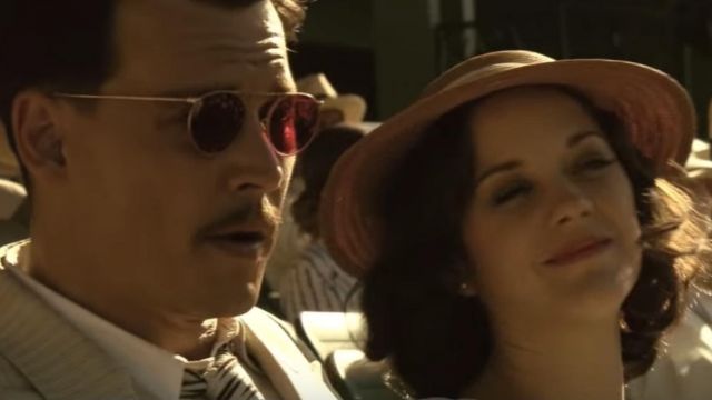 John Dillinger's (Johnny Depp) red sunglasses as seen in Public Enemies