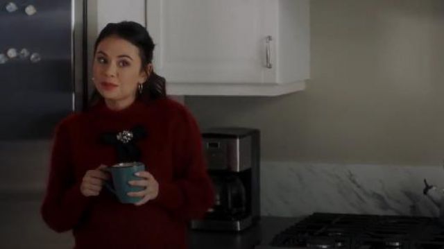 Zara  Soft Feel Sweater with Bow worn by Mona Vanderwaal (Janel Parrish) in Pretty Little Liars: The Perfectionists (S01E10)