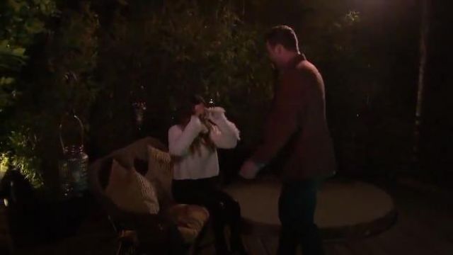 Rag & Bone/JEAN The Leather Skinny Pants worn by JoJo Fletcher in The Bachelorette (S12E02)