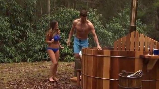 BECCA by Rebecca Virtue Janis Macrame Hipster Bottom worn by JoJo Fletcher in The Bachelorette (S12E04)