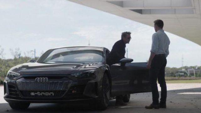 Audi e-tron GT Concept driven by Tony Stark / Iron Man (Robert Downey Jr.) in Avengers: Endgame