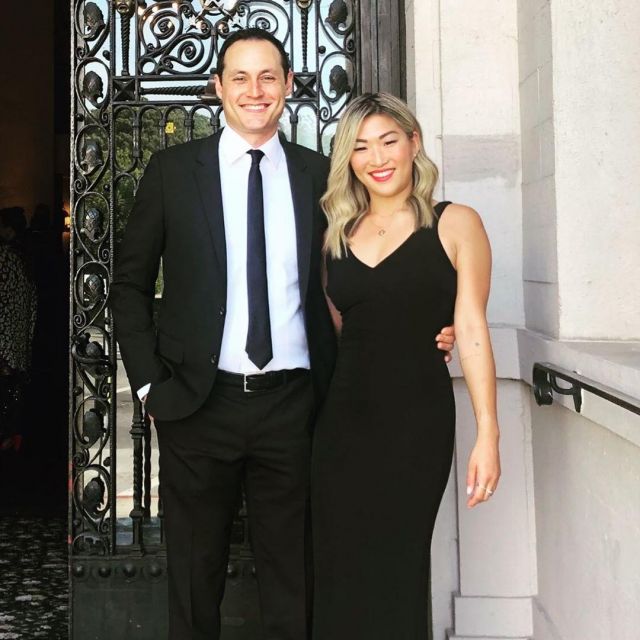 Long dress black Show Me Your Mumu worn by Jenna Ushkowitz on his account Instagram @jennaushkowitz