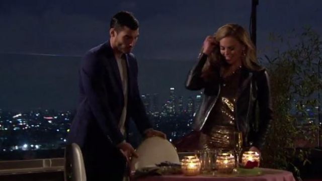 IRO Asymmetric Sequin Dress worn by Hannah Brown in The Bachelorette (S15E02)