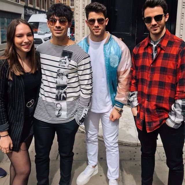 Pierre Hardy white sneakers worn by Nick Jonas in London May 29, 2019 ...