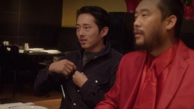 Two Pocket Jacket worn by Steven Yeun in Ugly Delicious (S01E05)