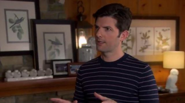 Teoría Suéter Laine en New Sovereign usado por Ben Wyatt (Adam Scott) en Parques y Recreación (S06E17) (S06E17)