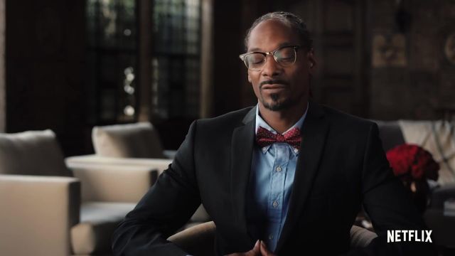 Blue shirt worn by Snoop Dogg as seen in The Black Godfather's trailer