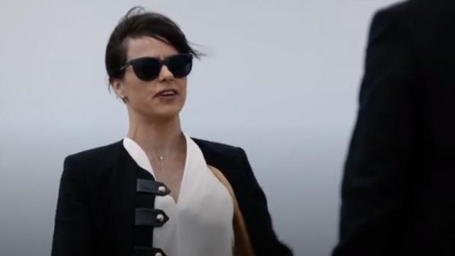 Sandro Vinnie Jacket worn by Rosalind Price (Constance Zimmer) in Marvel's Agents of S.H.I.E.L.D. (S03E03)