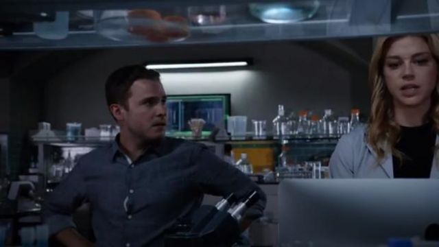 Rag & Bone Beach Shirt in Black worn by Leo Fitz (Iain De Caestecker) in Marvel's Agents of S.H.I.E.L.D. (S03E04)